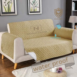 Water Proof Quilted Sofa Cover Micro Color Skin