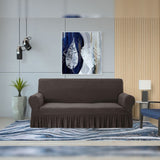 Sofa Cover in Micro Mash Stuff - Dark Brown