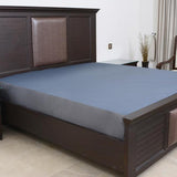 Water Proof Mattress Protector  - Grey Terry Cotton Stuff