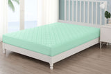 Quilted waterproof Mattress Cover - Green
