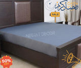 Water Proof Mattress Protector  - Grey Terry Cotton Stuff