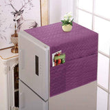 Quilted Fridge Top Cover Purple
