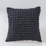 Bubble Cushion Cover Square 16✘16 Inches - Grey