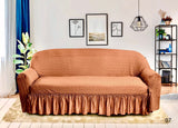 Butterfly Fabric Sofa Cover - Copper