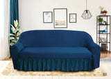 Butterfly Fabric Sofa Cover - Blue