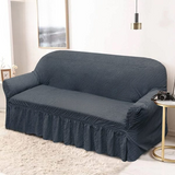 Zebra Velvet Sofa Covers ( Grey)