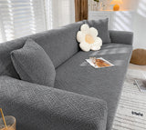 Nishat Royal Wave Sofa Cover - Grey