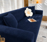 Nishat Royal Wave Sofa Cover - Blue