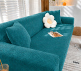 Nishat Royal Wave Sofa Cover - Zinc