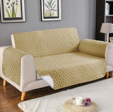 Micro Quilted Sofa Cover - Beige