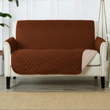 Quilted Sofa Cover Cotton Color Couper