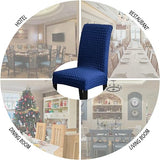 Turkish Bubble Style Fitted Chair Cover Blue