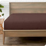 Fitted MicroFiber Mattress Protector - Brown