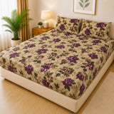 Printed 3 Piece's Quilted Bedsheets Set (100% Waterproof) New Arrivals! Luxury Bedsheet