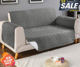 Micro Quilted Sofa Cover - Grey