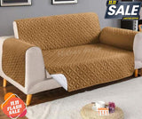 Micro Quilted Sofa Cover - Copper