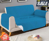 Micro Quilted Sofa Cover - Turquoise