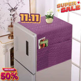 Quilted Fridge Top Cover Purple