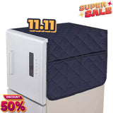 Quilted Fridge Top Cover Blue