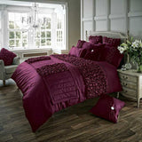 Luxury Purple Weavian Bridal Bedding Duvet Set