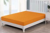 Quilted waterproof Mattress Cover - Cosmic Orange