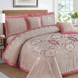 Marry Silver 5 Pcs Heavy Palachi Velvet Bedding