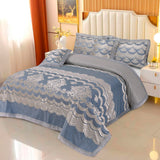 Marry Silver 5 Pcs Heavy Palachi Velvet Bedding