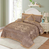 Marry Silver 5 Pcs Heavy Palachi Velvet Bedding