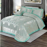 Marry Silver 5 Pcs Heavy Palachi Velvet Bedding