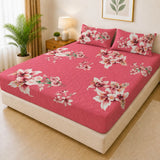 Printed 3 Piece's Quilted Bedsheets Set (100% Waterproof) New Arrivals! Luxury Bedsheet