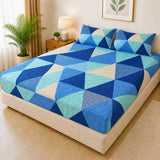 Printed 3 Piece's Quilted Bedsheets Set (100% Waterproof) New Arrivals! Luxury Bedsheet