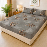 Printed 3 Piece's Quilted Bedsheets Set (100% Waterproof) New Arrivals! Luxury Bedsheet
