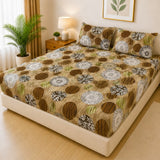 Printed 3 Piece's Quilted Bedsheets Set (100% Waterproof) New Arrivals! Luxury Bedsheet