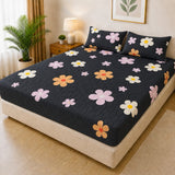 Printed 3 Piece's Quilted Bedsheets Set (100% Waterproof) New Arrivals! Luxury Bedsheet