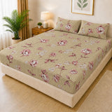 Printed 3 Piece's Quilted Bedsheets Set (100% Waterproof) New Arrivals! Luxury Bedsheet