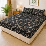 Printed 3 Piece's Quilted Bedsheets Set (100% Waterproof) New Arrivals! Luxury Bedsheet