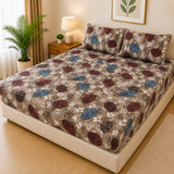 Printed 3 Piece's Quilted Bedsheets Set (100% Waterproof) New Arrivals! Luxury Bedsheet