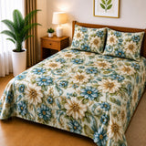 3D Printed Bedsheet with 2 Pillow Covers – 3-Piece Set - D3