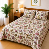3D Printed Bedsheet with 2 Pillow Covers – 3-Piece Set - D4