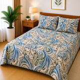 3D Printed Bedsheet with 2 Pillow Covers – 3-Piece Set - D5