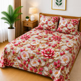3D Printed Bedsheet with 2 Pillow Covers – 3-Piece Set - D14