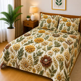 3D Printed Bedsheet with 2 Pillow Covers – 3-Piece Set - D20