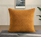 Royal Wave Cushion Cover Square 16✘16 Inches - Copper