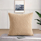 Zebra Cushion Cover Square 16✘16 Inches - Golden