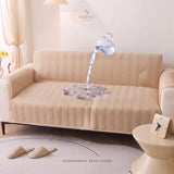 WaterProof Premium Matt Ultrasonic Sofa Protector – Beige Color | Soft, Durable & Stylish
