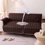 WaterProof Premium Matt Ultrasonic Sofa Protector – Brown Color | Soft, Durable & Stylish