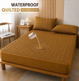 Quilted waterproof Mattress Cover - Copper