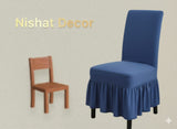 Chair Cover in Micro Mash Stuff - Blue