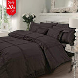 Plated Duvet 8 pieces Brown