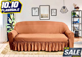 Butterfly Fabric Sofa Cover - Copper